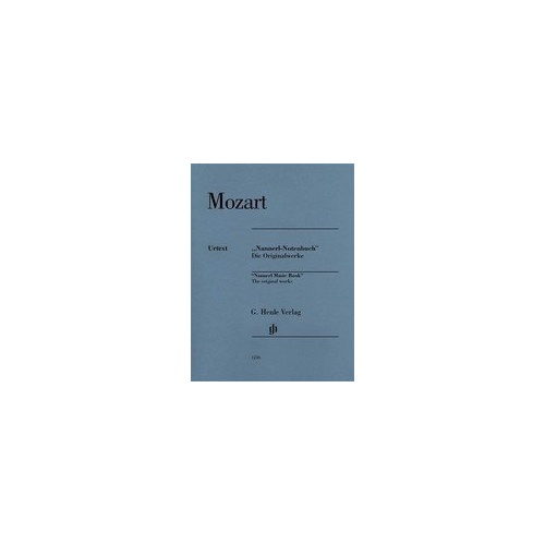 Piano Pieces from the Nannerl Music Book by Wolfgang Amadeus Mozart, G. Henle Verlag, Piano Solo, 32 Pages