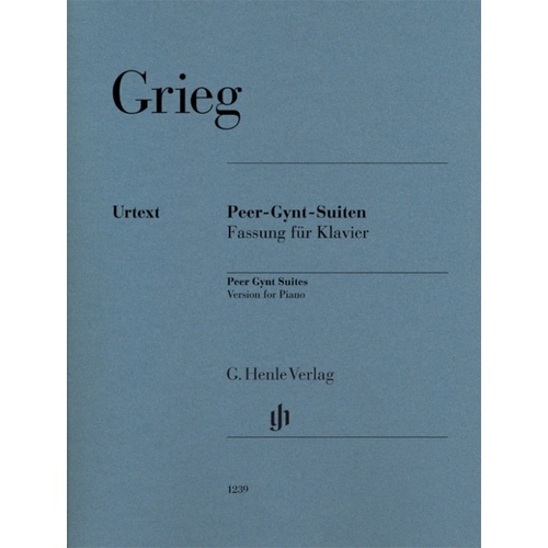 Grieg - Peer Gynt Suites Piano (Softcover Book)