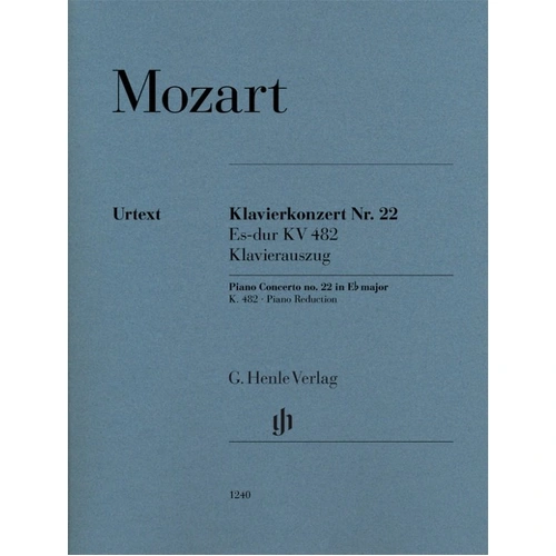 Mozart Concerto No 22 E Flat Major K 482 for 2 Pianos 4 Hands, G. Henle Verlag, 74 Pages