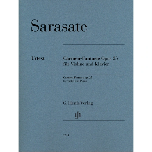 Sarasate - Carmen Fantasy Op. 25 for Violin and Piano - Henle HN1244