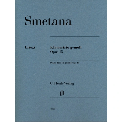 Piano Trio in G Minor Op. 15 by Bedrich Smetana - G. Henle Verlag Edition