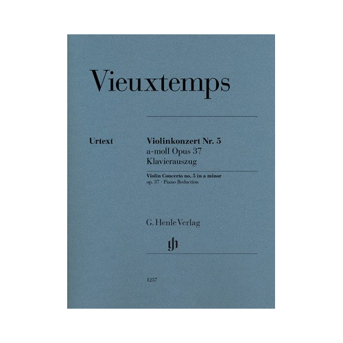 Violin Concerto No 5 in A Minor Op 37 for Violin and Piano, Edited by Ray Iwazumi