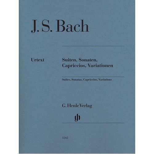 Suites Sonatas Capriccios Variations for Piano Solo by Johann Sebastian Bach