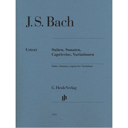 Bach Suites, Sonatas & Capriccios Variants for Piano Solo - No Fingering, 144 Pages, Published by G. Henle Verlag