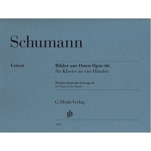 Pictures from the East Op. 66 by Robert Schumann for Piano Duet, 40 Pages, Published by G. Henle Verlag