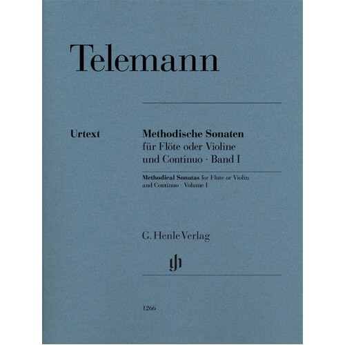 Methodical Sonatas Vol 1 Flute Or Violin/Continuo (Softcover Book)