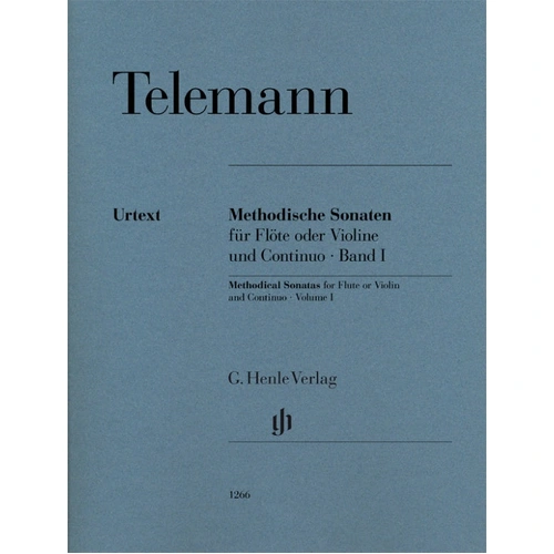 Methodical Sonatas Volume 1 for Flute and Continuo by Telemann, 1728 Edition