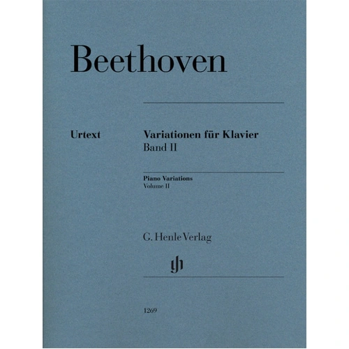 Beethoven Variations for Piano Volume II Revised Edition - Henle HN1269
