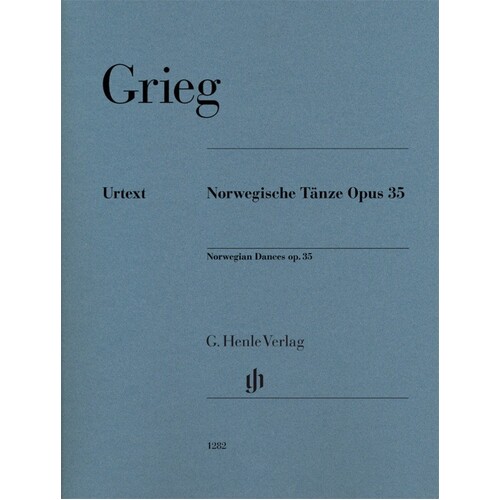 Grieg - Norwegian Dances Op 35 Piano Urtext (Softcover Book)