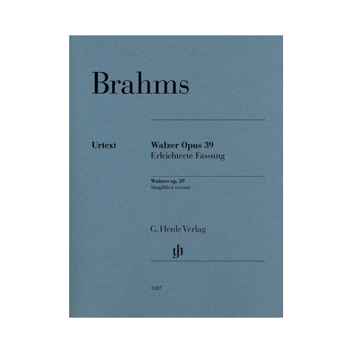 Brahms Waltzes Op 39 Simplified Piano Sheet Music