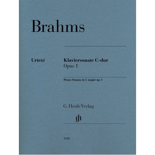 Brahms Piano Sonata in C Major Op. 1, G. Henle Verlag, Piano Solo, 40 Pages