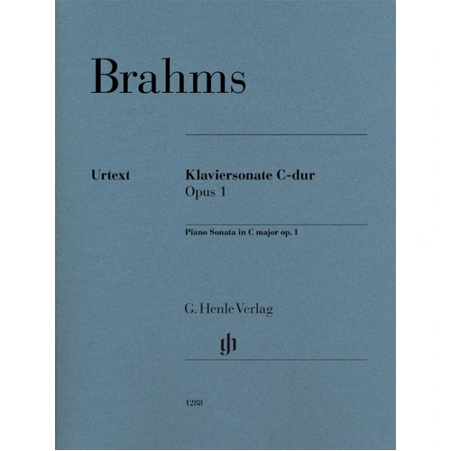 Brahms Piano Sonata in C Major Op 1 Sheet Music for Piano Solo