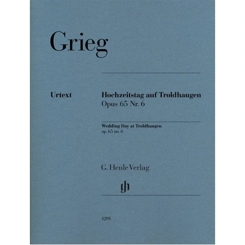 Wedding Day at Troldhaugen Op. 65 No. 6 for Piano - Edvard Grieg, G. Henle Verlag, 16 Pages