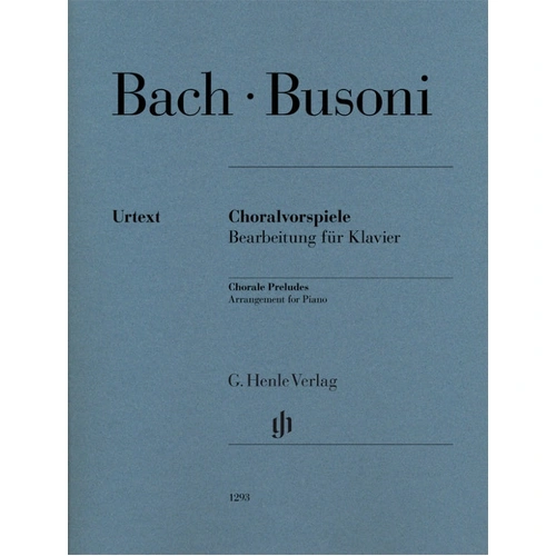 Bach/Busoni - Chorale Preludes for Piano - Henle HN1293