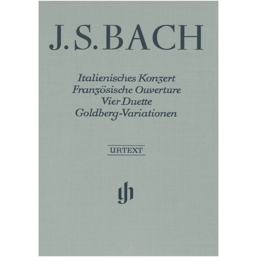 Italian Concerto French Overture Piano Solo - Bach, G. Henle Verlag, 120 Pages