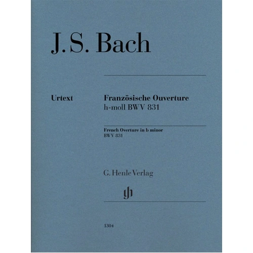Bach - French Overture B Minor BWV 831 for Piano Solo, 23 Pages, Published by G. Henle Verlag