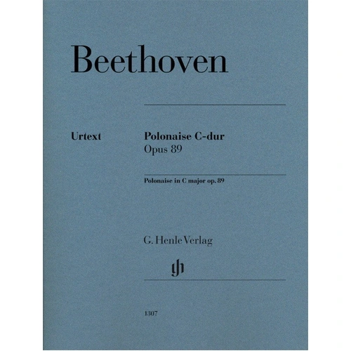 Beethoven Polonaise in C Major Op. 89 for Piano Solo - 10 Pages, G. Henle Verlag