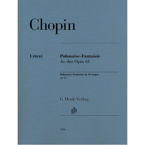 Chopin Polonaise-Fantaisie A Flat Op. 61 for Piano by G. Henle Verlag, 27 Pages