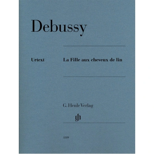 Debussy - La Fille aux Cheveux de Lin Piano Solo Edition HN 383