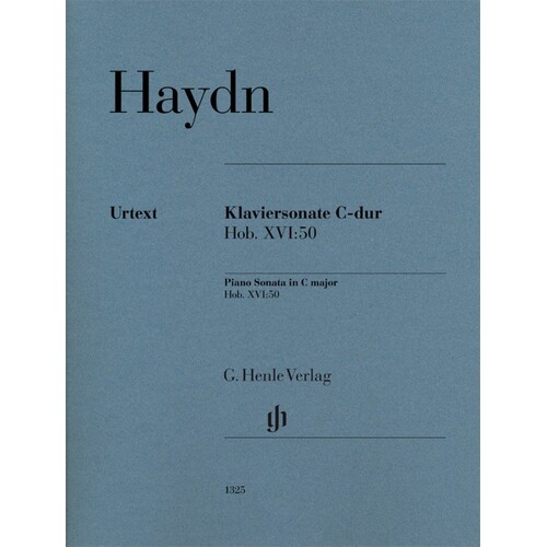 Haydn - Sonata C Hob 16 No 50 Piano (Softcover Book)