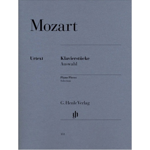 Mozart - Selected Piano Pieces (Softcover Book)