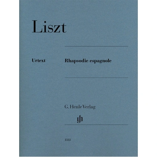 Liszt - Rhapsody Espagnole for Piano, G. Henle Verlag, 38 Pages