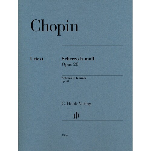 Chopin - Scherzo B Minor Op 20 Piano (Softcover Book)