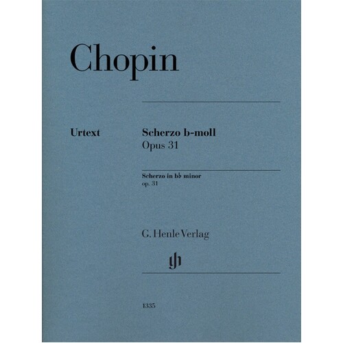 Chopin - Scherzo B Flat Minor Op 31 Piano (Softcover Book)