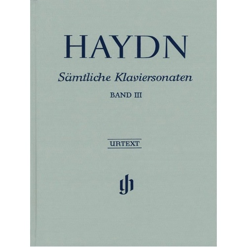Haydn - Piano Sonatas Vol 3 Urtext Bound
