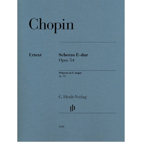 Chopin - Scherzo in E Major Op. 54 Piano Urtext Edition
