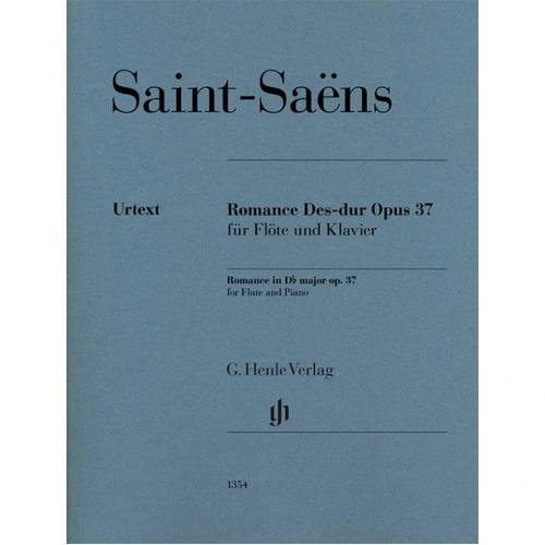 Saint-Saens - Romance in D Flat Major Op. 37 for Flute and Piano, G. Henle Verlag, 19 Pages