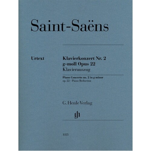 Saint-Saens - Piano Concerto No 2 G Min Op 22 2P4H (Softcover Book)
