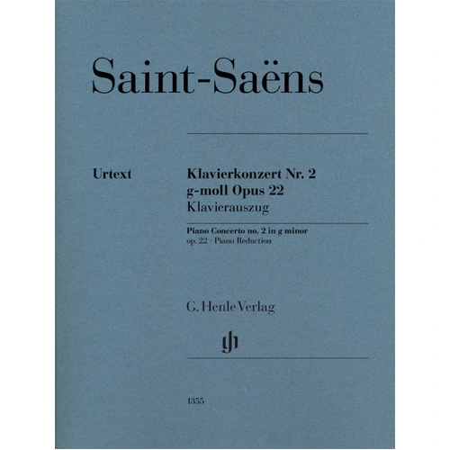 Saint-Saens - Piano Concerto No 2 in G Minor Op 22 for 4 Hands Sheet Music HN1355