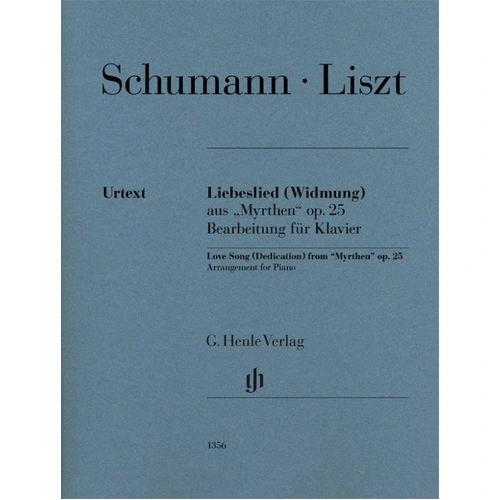 Love Song Dedication Piano Solo Sheet Music - Schumann/Liszt Arrangement Henle HN1356