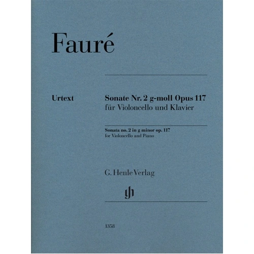 Faure - Sonata No. 2 in G Minor Op. 117 for Cello and Piano