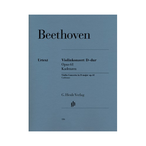 Cadenzas for Violin Concerto Op 61 - Violin Solo Sheet Music