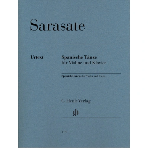 Sarasate: Spanish Dances for Violin/Piano - Urtext Edition, 115 Pages, G. Henle Verlag