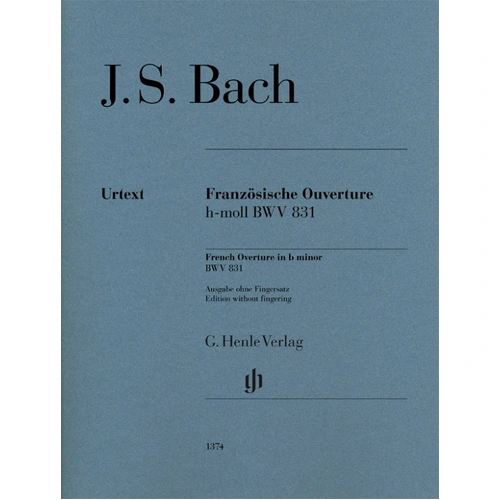 French Overture in B Minor BWV 831 Piano Sheet Music by Bach