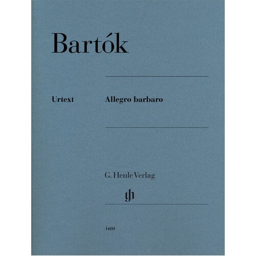 Bartok - Allegro Barbaro Piano (Softcover Book)