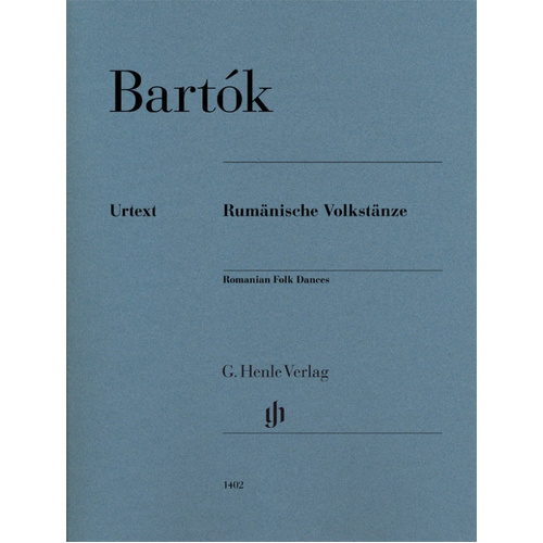 Bartók - Romanian Folk Dances for Piano Solo - Urtext Edition by László Somfai