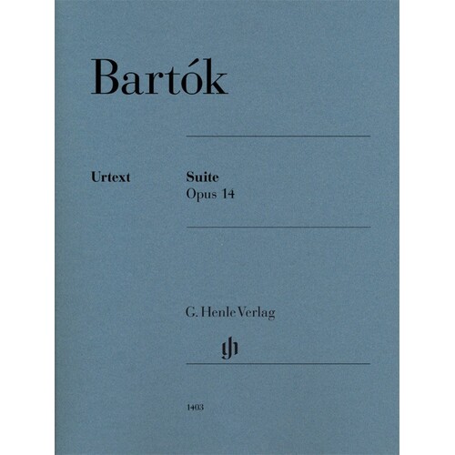 Bartok - Suite Op 14 Piano Urtext (Softcover Book)