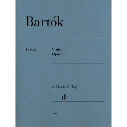 Bartok Suite Op 14 for Piano - Urtext Edition with Appendix