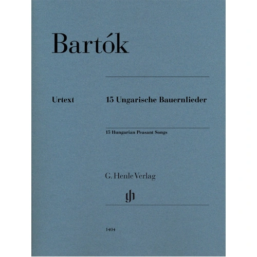 15 Hungarian Peasant Songs for Piano Solo by Bartók