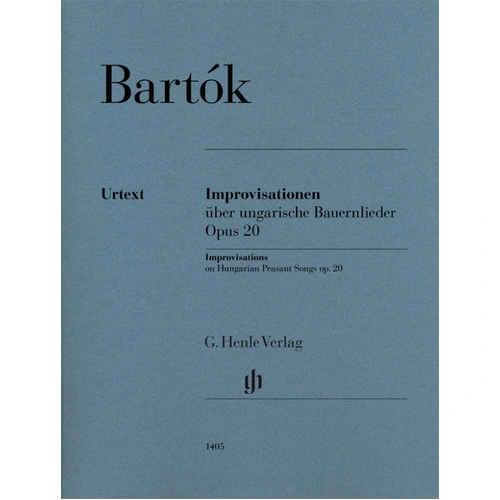 Bartok - Improvisations on Hungarian Peasant Songs Op 20 - Piano Solo Sheet Music Henle HN1405