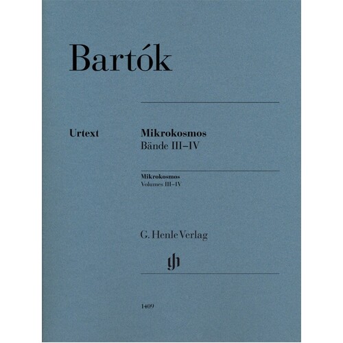 Bartok - Mikrokosmos Vol 3-4 (Softcover Book)