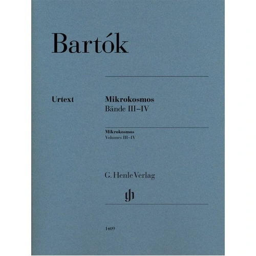 Mikrokosmos Volumes III-IV Piano Solo Sheet Music by Bartók