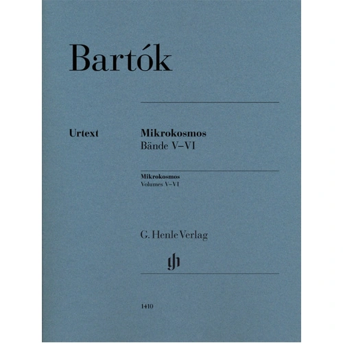 Mikrokosmos Volumes V-VI Piano Solo Sheet Music by Bartók