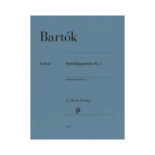 Bartok String Quartet No. 5 Urtext Edition for Cello and Viola, G. Henle Verlag