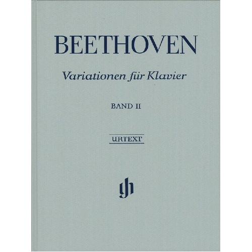 Variations on Beethoven's Themes Bk 2 Bound Urtext for Piano, G. Henle Verlag, 143 Pages
