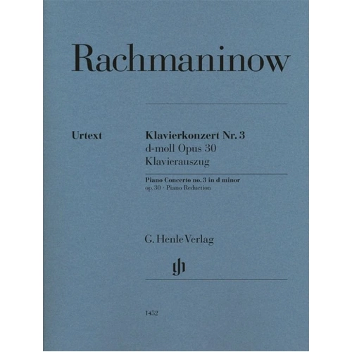 Rachmaninoff Piano Concerto No. 3 in D minor Op. 30 for 2 Pianos 4 Hands by G. Henle Verlag